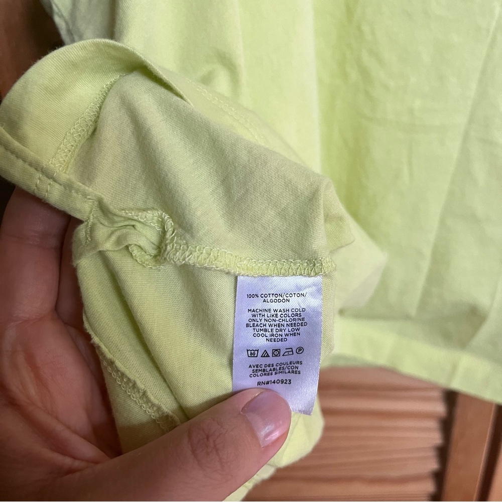 Lou & Grey Neon Yellow Green Sleeveless Muscle Tank Top Size XL - Picture 3 of 7